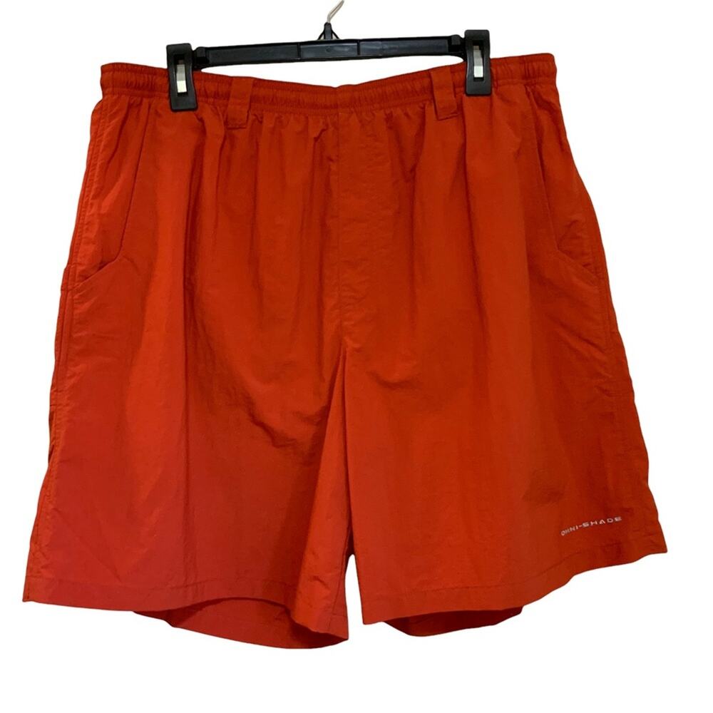 Columbia  PFG Orange Swim Trunks/ Shorts 8" Long size XL